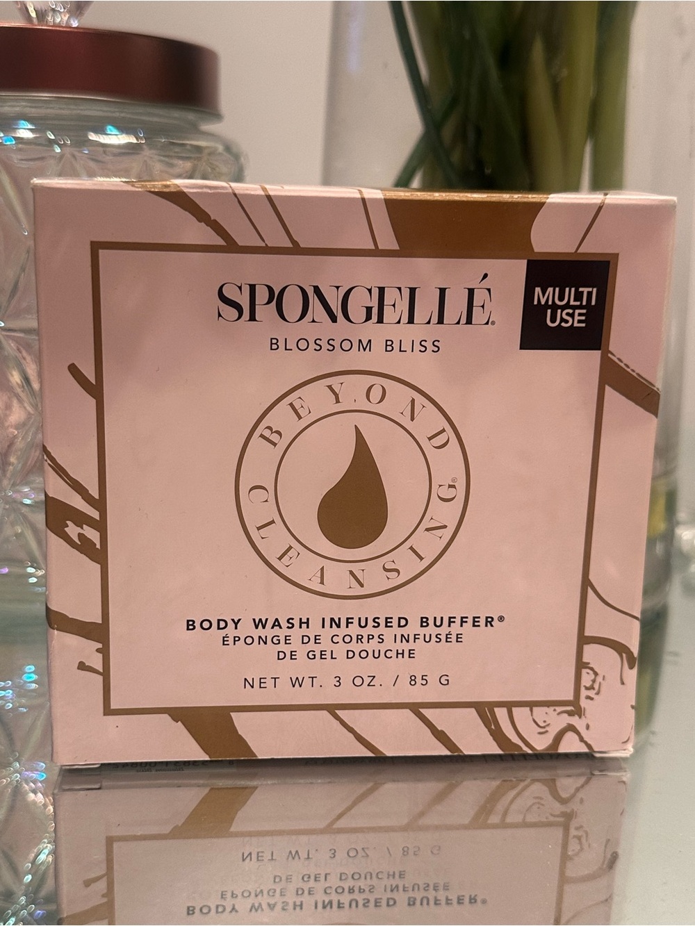 NEW Spongellé Blossom Bliss Body Wash Infused Buffer Sponge Gift Luxury Bomb 💣